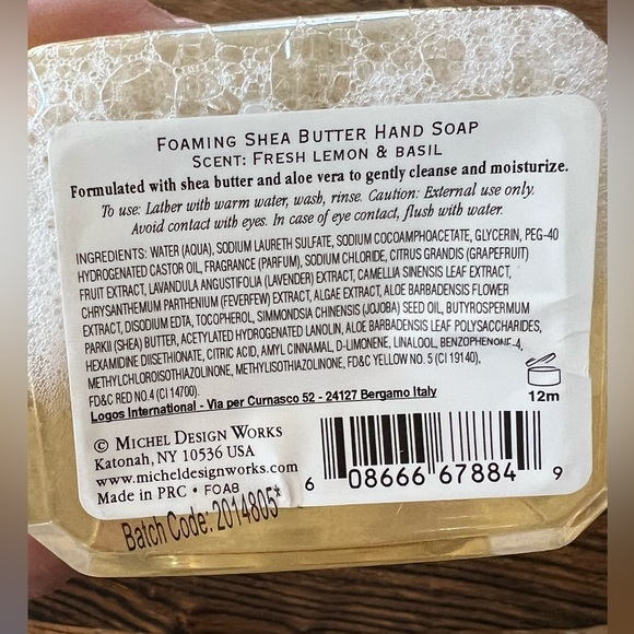 🌸Michel Design Works foaming  Shea Butter hand soap🌸 - Picture 4 of 5